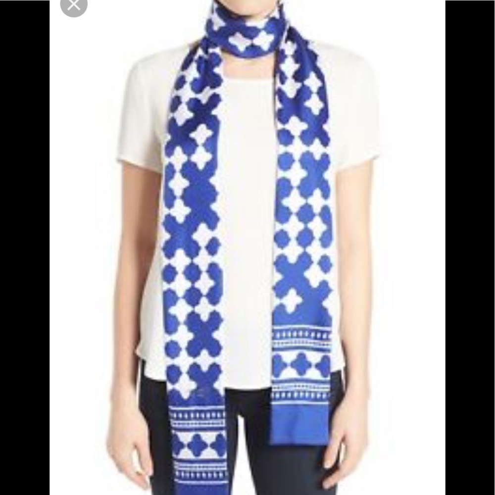 Kate Spade Lantern Long Silk Scarf